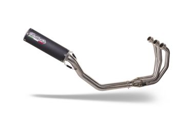 GPR escape compatible con  Triumph Trident 660 2021-2024, M3 Black Titanium, Escape completo, no legal para países de la UE, con db killer extraíble 