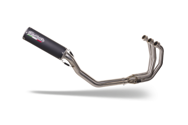 GPR escape compatible con  Triumph Daytona 660 2023-2025, M3 Black Titanium, Escape completo, no legal para países de la UE, con db killer extraíble 