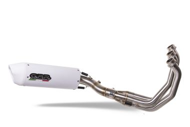 GPR escape compatible con  Yamaha Mt-09 2014-2016, Albus Ceramic, Escape completo homologado y legal, incluido db killer extraíble 