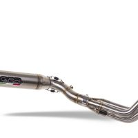 GPR escape compatible con  Triumph Tiger Sport 660 2022-2024, Deeptone Inox, Escape completo, no legal para países de la UE, con db killer extraíble 