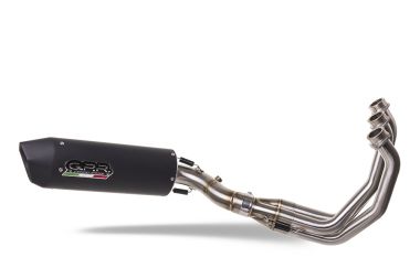 GPR escape compatible con  Yamaha Tracer 900 GT  2018-2020, Furore Nero, Escape completo racing, incluyendo colector y db killer desmontable, sin homologación 