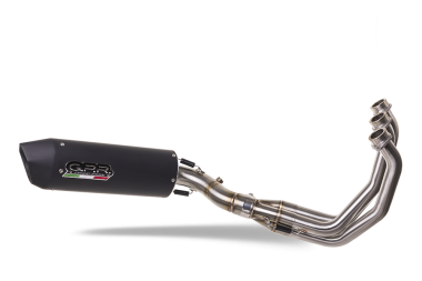 GPR escape compatible con  Yamaha Tracer 900 GT  2018-2020, Furore Nero, Escape completo racing, incluyendo colector y db killer desmontable, sin homologación 