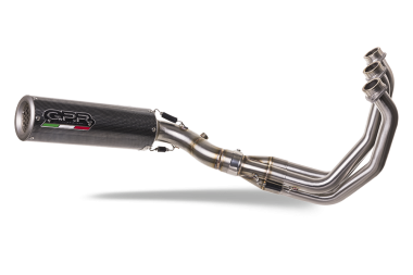 GPR escape compatible con  Yamaha Mt-09 Tracer 900 2015-2020, M3 Poppy , Escape completo racing, incluyendo colector y db killer desmontable, sin homologación 