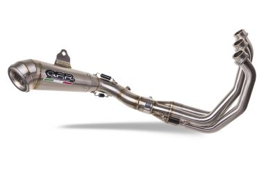 GPR escape compatible con  Triumph Trident 660 2021-2024, Powercone Evo, Escape completo, no legal para países de la UE, con db killer extraíble 