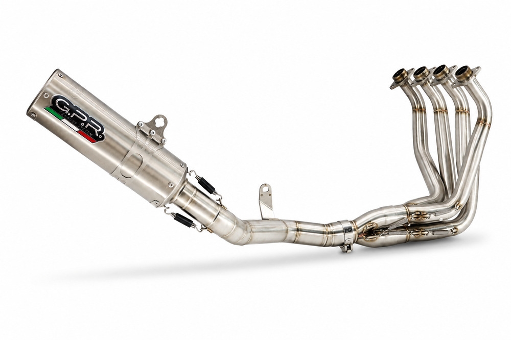 GPR exhaust compatible with Bmw S1000R 2014-2016, M3 Titanium Natural, Full system exhaust, including removable db killer 