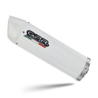 Exhaust compatible with Beta RR 125 Enduro Lc 4t 2010-2018, Albus Ceramic, Slip-on exhaust including removable db killer and link pipe, EPA-compliant 
