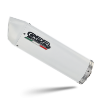 Exhaust compatible with Ajp PR5 2015-2018, Albus Ceramic, Slip-on exhaust including removable db killer and link pipe 