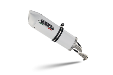 Exhaust compatible with Ajp PR5 2015-2018, Albus Ceramic, Slip-on exhaust including removable db killer and link pipe 