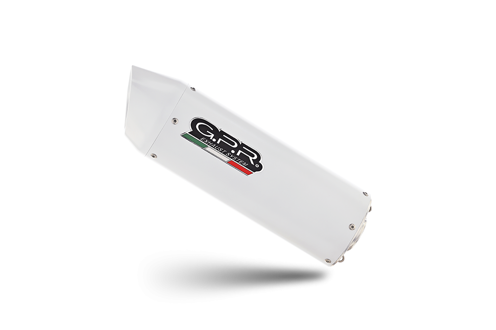 Exhaust compatible with Aprilia Rx 125 2021-2024, Albus Evo4, Slip-on exhaust including link pipe and removable db killer 