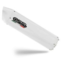 Exhaust compatible with Bmw R1200GS - Adventure 2014-2016, Albus Ceramic, Slip-on exhaust including removable db killer and link pipe, EPA-compliant 