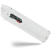 Exhaust compatible with Bmw R1200GS - Adventure 2004-2009, Albus Ceramic, Slip-on exhaust including removable db killer and link pipe 