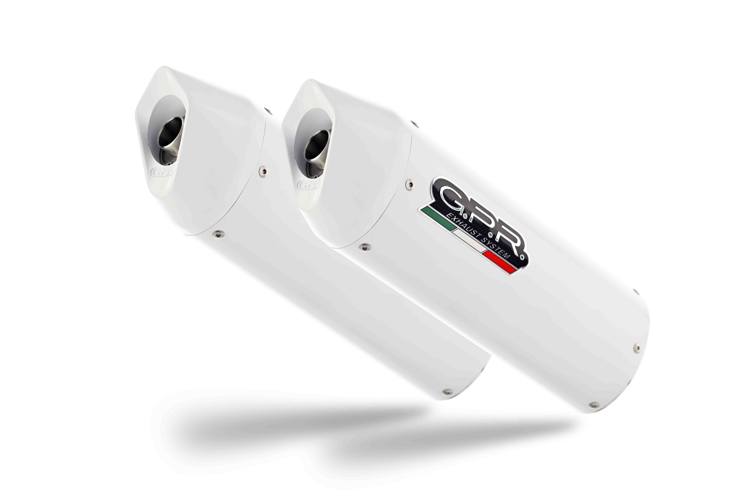 Exhaust compatible with Bmw K1600GT 2010-2016, Albus Ceramic, Dual slip-on including removable db killers and link pipes, EPA-compliant 