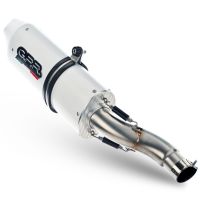 Exhaust compatible with Aprilia Rx 125 2021-2024, Albus Evo4, Slip-on exhaust including link pipe and removable db killer 