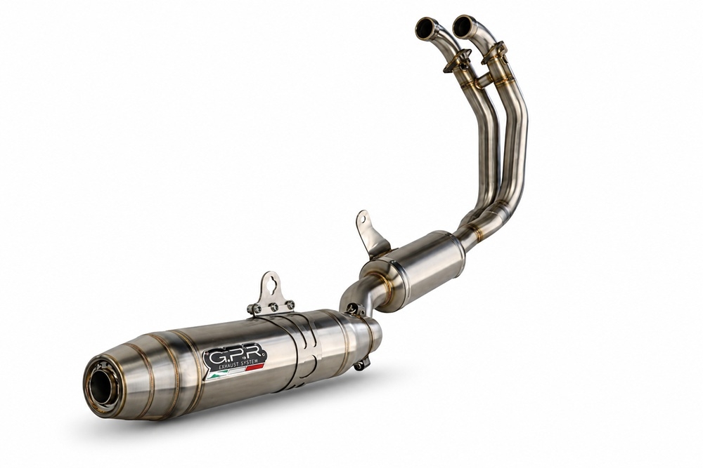 GPR exhaust compatible with Aprilia RS660 2021-2024, Deeptone Inox, Full system exhaust, including removable db killer 