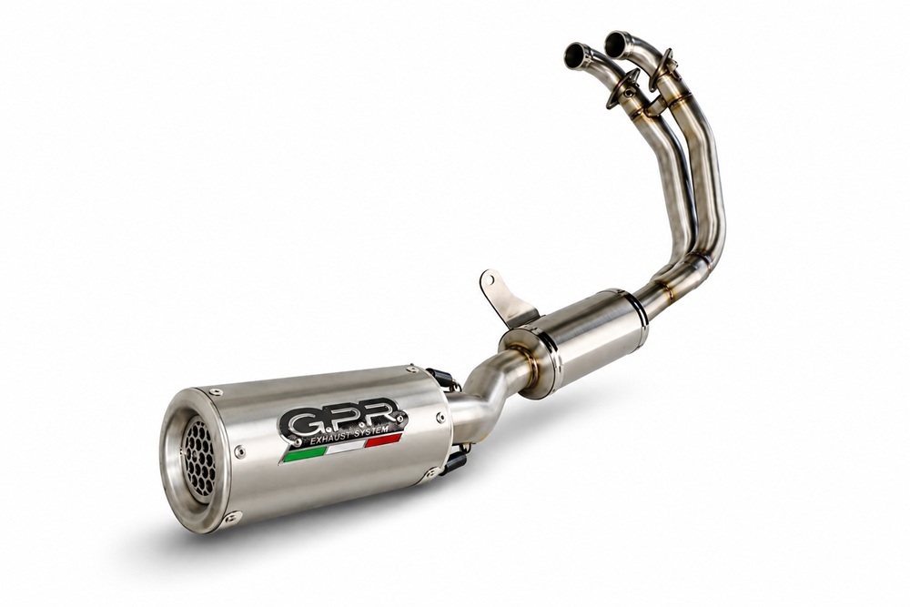 GPR exhaust compatible with Aprilia RS660 2021-2024, M3 Inox , Full system exhaust, including removable db killer 