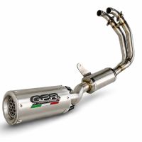 GPR exhaust compatible with Aprilia RS660 2021-2024, M3 Inox , Full system exhaust including removable db killer and catalyst, EPA-compliant 