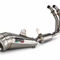GPR exhaust compatible with Aprilia RS660 2021-2024, Powercone Evo, Full system exhaust including removable db killer and catalyst, EPA-compliant 