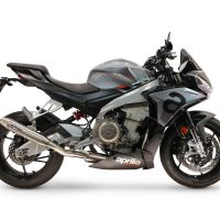 GPR exhaust compatible with Aprilia RS660 2021-2024, Deeptone Inox, Full system exhaust, including removable db killer 