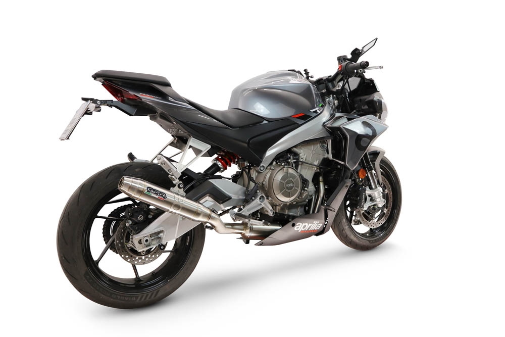 GPR exhaust compatible with Aprilia RS660 2021-2024, Deeptone Inox, Full system exhaust, including removable db killer 
