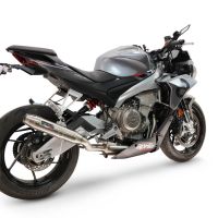 GPR exhaust compatible with Aprilia RS660 2021-2024, Deeptone Inox, Full system exhaust, including removable db killer 