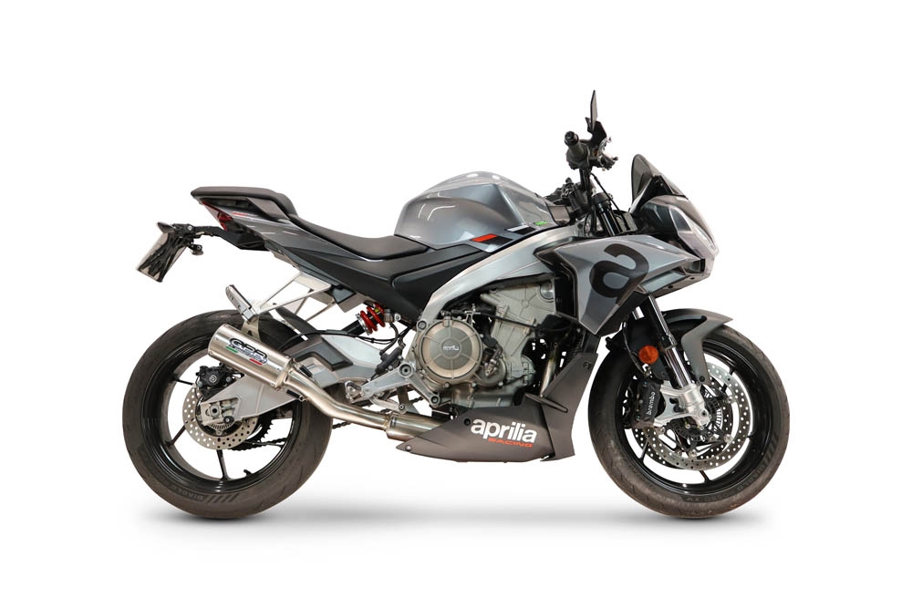 GPR exhaust compatible with Aprilia RS660 2021-2024, M3 Inox , Full system exhaust, including removable db killer 