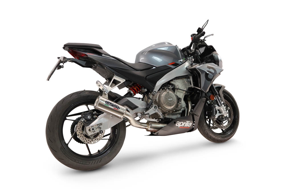 GPR exhaust compatible with Aprilia RS660 2021-2024, M3 Inox , Full system exhaust, including removable db killer 