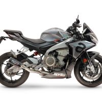 GPR exhaust compatible with Aprilia RS660 2021-2024, M3 Black Titanium, Full system exhaust, including removable db killer 