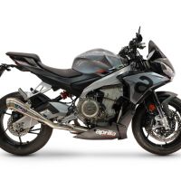 GPR exhaust compatible with Aprilia RS660 2021-2024, Powercone Evo, Full system exhaust including removable db killer and catalyst, EPA-compliant 
