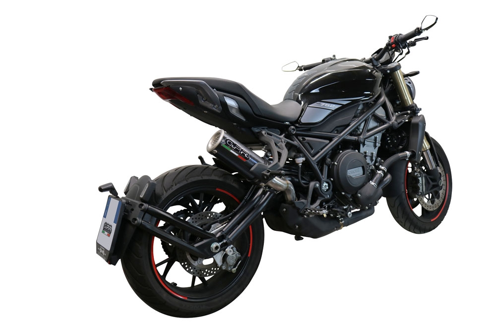 GPR exhaust compatible with  Benelli 752S 2022-2024, M3 Poppy , Slip-on exhaust including removable db killer and link pipe, EPA-compliant 