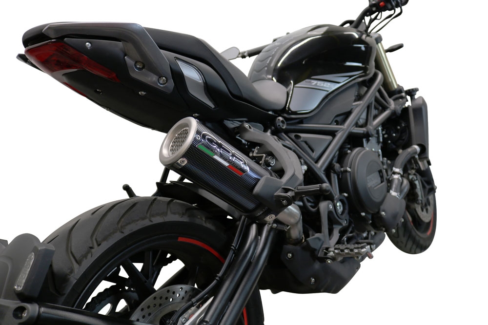 GPR exhaust compatible with  Benelli 752S 2022-2024, M3 Poppy , Slip-on exhaust including removable db killer and link pipe, EPA-compliant 