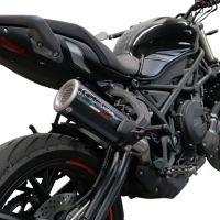 GPR exhaust compatible with  Benelli 752S 2022-2024, M3 Poppy , Slip-on exhaust including removable db killer and link pipe, EPA-compliant 