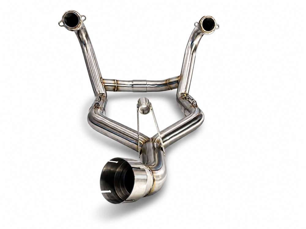 GPR exhaust compatible with Bmw R1200GS - Adventure 2013-2013, Albus Ceramic, Full system exhaust, including removable db killer  