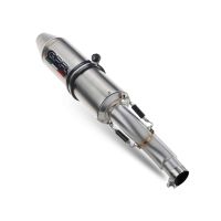 Exhaust compatible with Adly 500 Hurricane S 2005-2021, Deeptone Atv, Full system exhaust, including removable db killer, EPA-compliance NOT required 