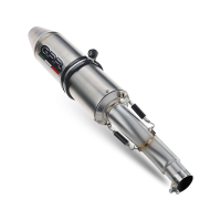 Exhaust compatible with PGO Pgo Buggy 400 2010-2014, Deeptone Atv, Slip-on exhaust including removable db killer and link pipe 