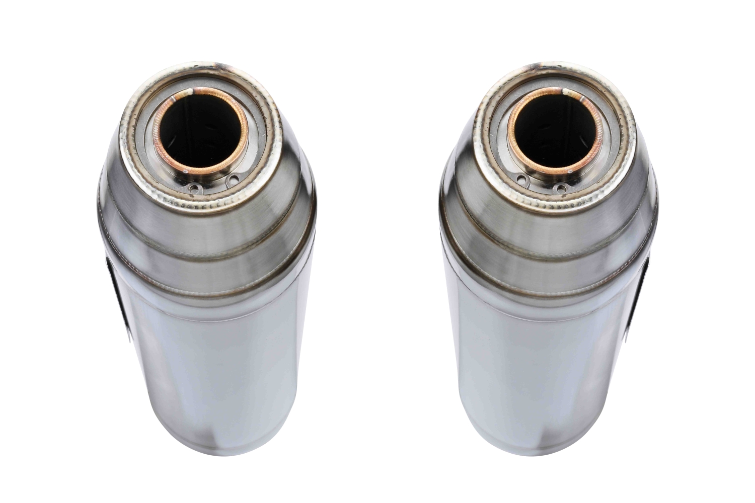 Exhaust compatible with Triumph Street Twin 900 2020-2021, Deeptone Inox, Dual slip-on including removable db killers and link pipes, EPA-compliant 