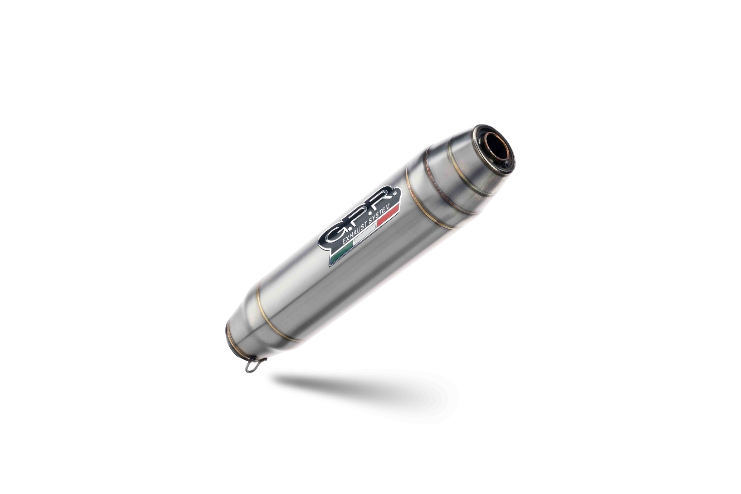 Exhaust compatible with Beta RR 125 Enduro Ac 4t 2005-2009, Deeptone Inox, Slip-on exhaust including removable db killer and link pipe, EPA-compliant 
