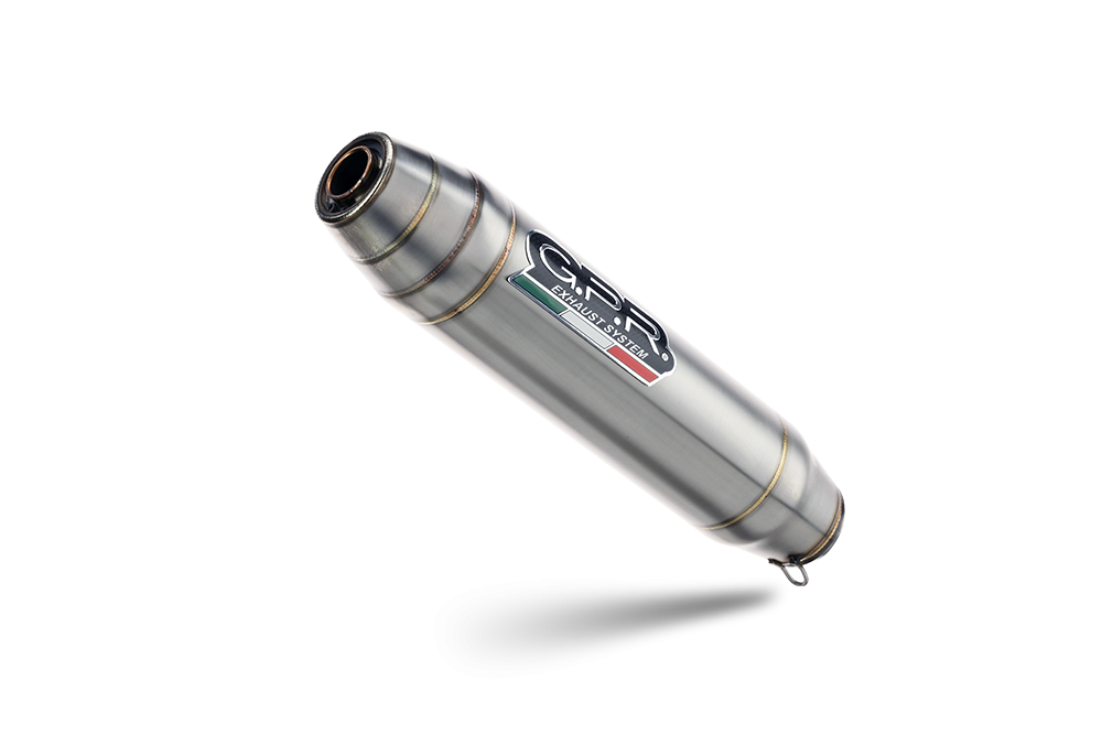 Exhaust compatible with Triumph Speed 400 2023-2025, Deeptone Inox, Slip-on exhaust including removable db killer and link pipe 