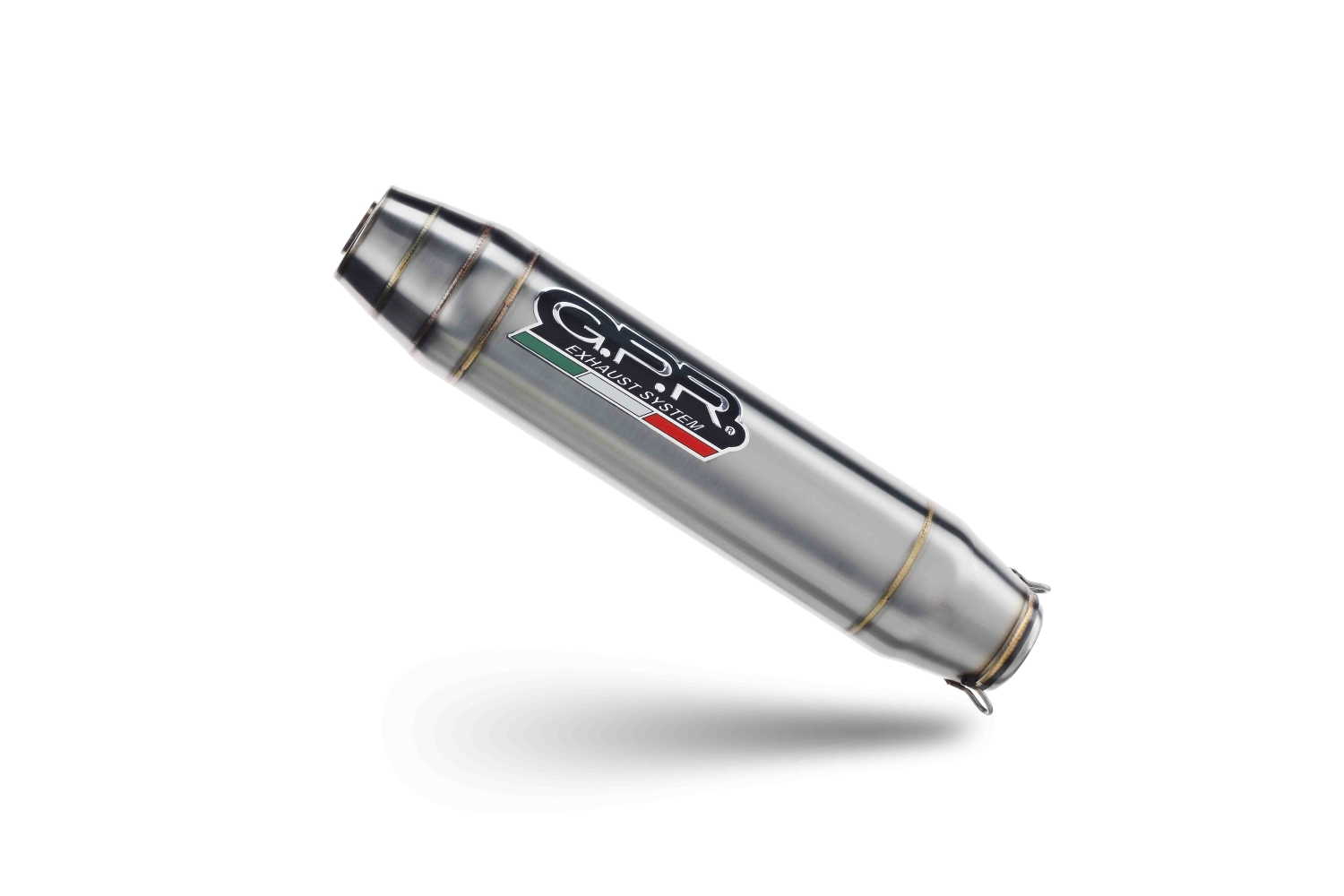 Exhaust compatible with Kawasaki ZX6R 2007-2008, Deeptone Inox, Slip-on exhaust including removable db killer and link pipe, EPA-compliant 