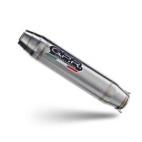 Exhaust compatible with Kawasaki ZX6R 2007-2008, Deeptone Inox, Slip-on exhaust including removable db killer and link pipe, EPA-compliant 