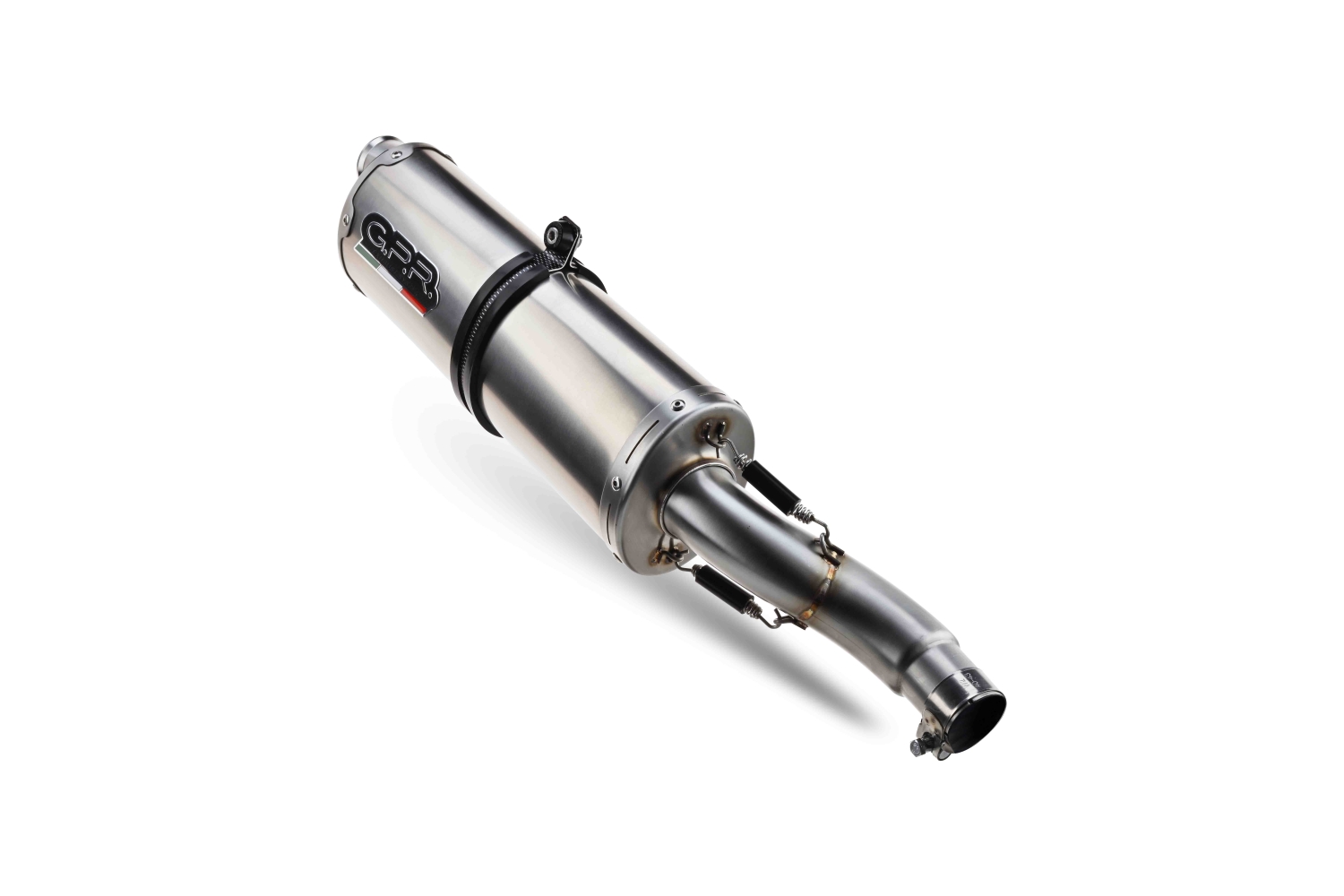 Exhaust compatible with Aprilia Tuareg 660 2021-2024, Dual Inox, Slip-on exhaust including removable db killer and link pipe, EPA-compliant 