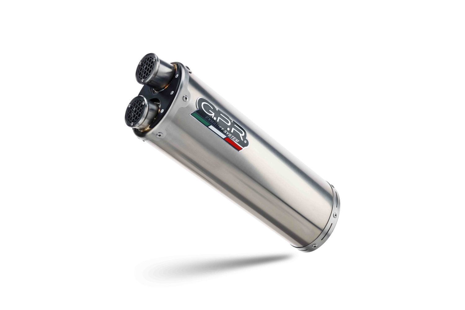 Exhaust compatible with Aprilia Tuareg 660 2021-2024, Dual Inox, Slip-on exhaust including removable db killer and link pipe, EPA-compliant 