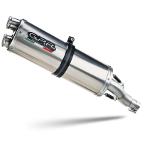Exhaust compatible with Bmw R1200GS - Adventure 2004-2009, Dual Inox, Slip-on exhaust including removable db killer and link pipe 
