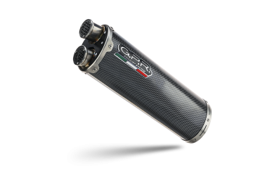 Exhaust compatible with Ducati Multistrada V4 Grand Tour 2024-2025, Dual Poppy, Slip-on exhaust including removable db killer and link pipe 