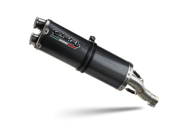 Exhaust compatible with Aprilia Tuareg 660 2021-2024, Dual Poppy, Slip-on exhaust including removable db killer and link pipe 