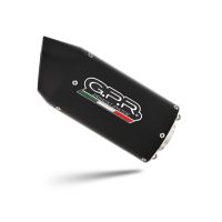 Exhaust compatible with Ktm 390 DUKE 2021-2024, Furore Evo4 Nero, Slip-on exhaust including removable db killer and link pipe, EPA-compliant 