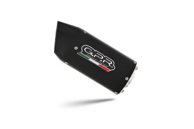 GPR escape compatible con  Tuning TUNING 1980-2021, Furore Nero, Silenciador Racing para adaptar al colector original, se suministra con db killer extraíble 