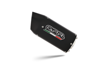 GPR escape compatible con  Suzuki Gsx-S 1000 GT 2017-2020, Furore Evo4 Nero, Escape legal, homologado, silenciador con db killer desmontable y tubo de conexión específico 