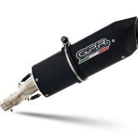 GPR escape compatible con  Yamaha Wr 125 X 2009-2014, Furore Nero, Escape legal, homologado, silenciador con db killer desmontable y tubo de conexión específico 