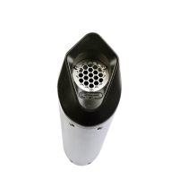 Exhaust compatible with Ktm 390 DUKE 2021-2024, Furore Evo4 Nero, Slip-on exhaust including removable db killer and link pipe, EPA-compliant 