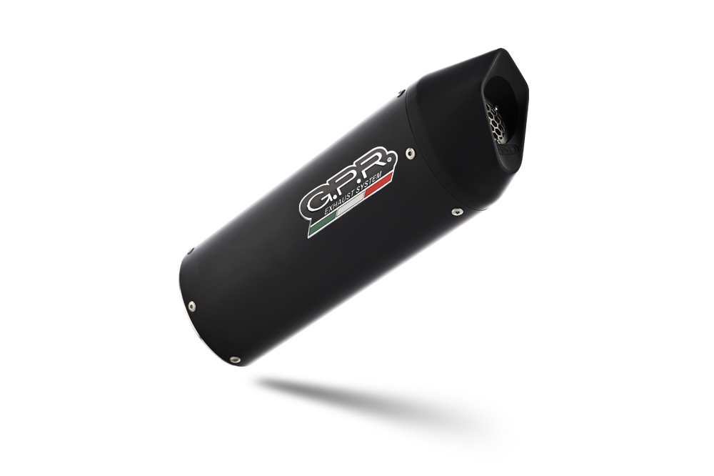 Exhaust compatible with Bmw F700GS 2016-2018, Furore Evo4 Nero, Slip-on exhaust including removable db killer and link pipe, EPA-compliant 